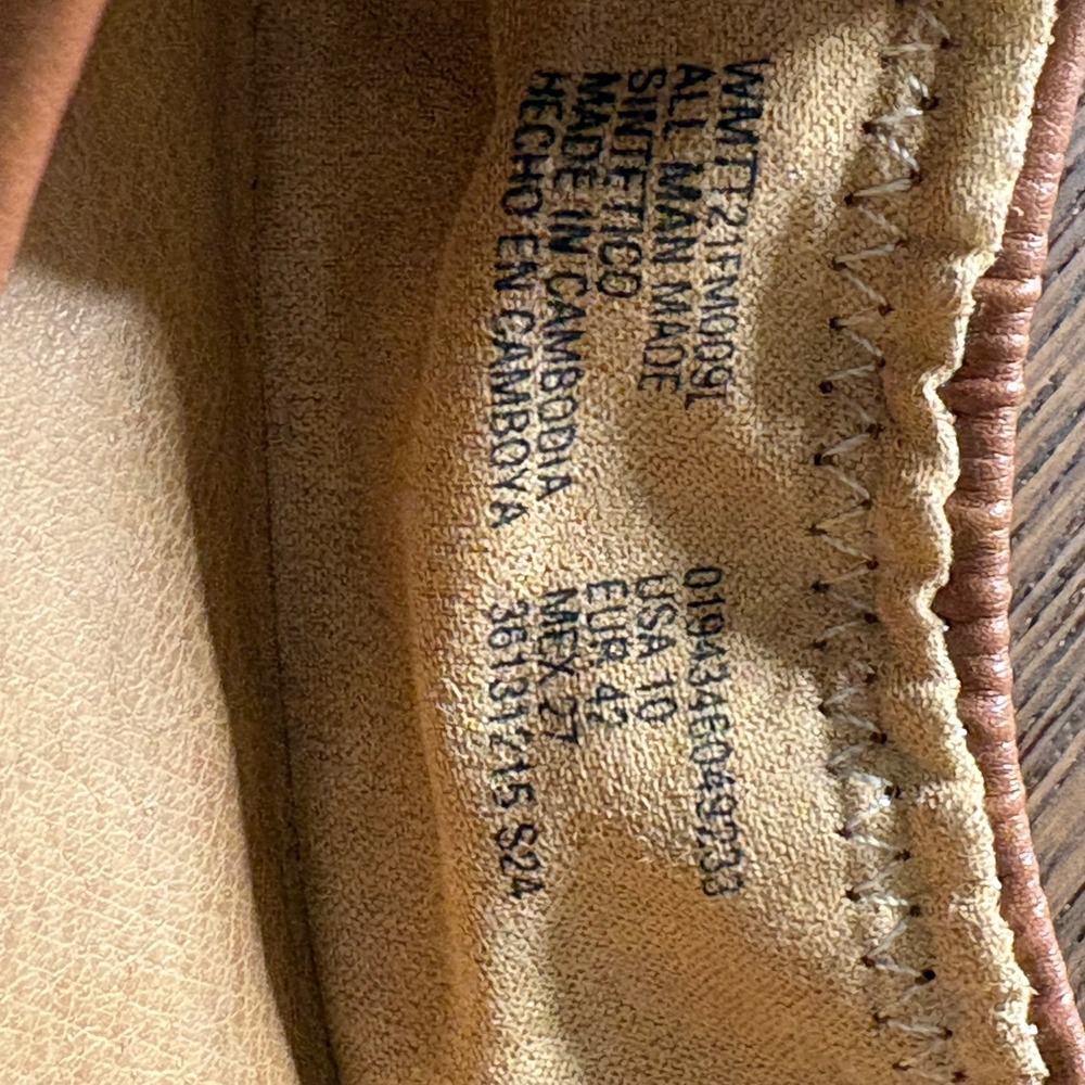 Time and Tru Ballet Flats Womens 10 Tan Excellent Memory Foam Slip On Shoes - Picture 5 of 10